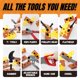 thumbnail image 2 of Juego de herramientas Liberty Imports para niños Handyman Tools, 52 piezas, con casco, 2 of 7