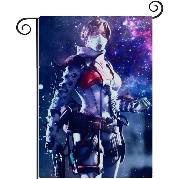 Apex Legends-bandera de jardín temática. Regalo perfecto para fans, amigos y familiares, ideal para actividades al aire libre y decoración de fiestas.28CM*45CM