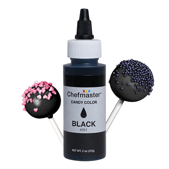 Colorante Alimentario Chefmaster Negro a Base de Aceite 57 g (2 oz)