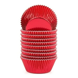 Genérico - Pack X80 Capsula Para Hornear Capsulas Capacillos Rojo 6Cm