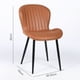 thumbnail image 3 of Pack 2 Sillas de Comedor PU Café Patas Metálicas, 3 of 8