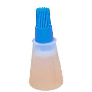 Disparo - Recipiente Flexible Con Brocha De Salsa Silicona Azul Oscuro