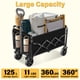 thumbnail image 2 of Carrito plegable tipo wagon micieitie 160 kg portátil negro, 2 of 9
