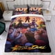 thumbnail image 4 of Juego de Street Fighter Conjunto de sábanas temático, trío de piezas, cómodo y amigable con la piel, diseño único, regalo de decoración para el hogar para familiares, amigos y fans,135cm *200cm, 4 of 6