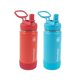 thumbnail image 1 of Botella de agua Thermoflask Kids con tapa de pajita, 470 ml, rojo/azul, paquete de 2, 1 of 7