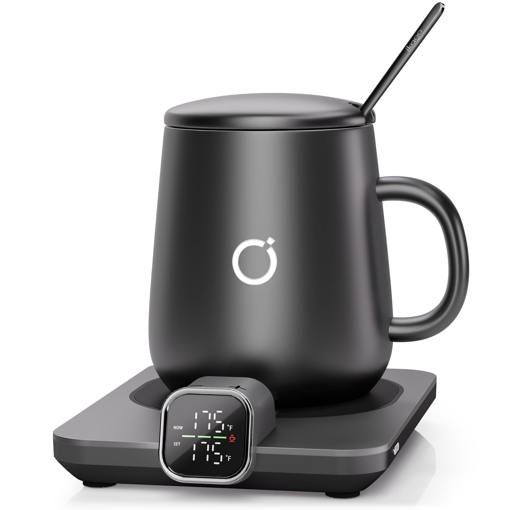 Set Calentador De Tazas De Café Ikago Smart Heated Con Control De Temperatura