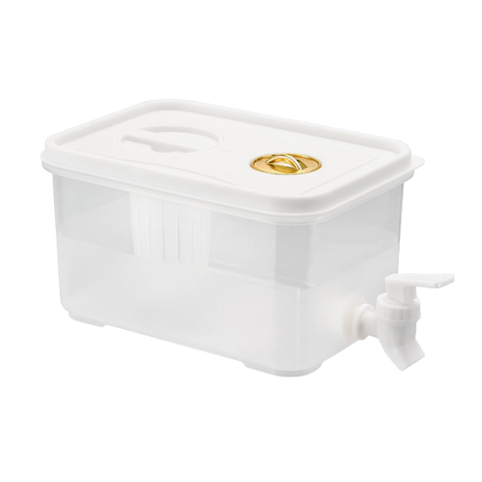 Magideal - Dispensador De Bebidas Frías, Dispensador De Jugos, Para Congelador O Mesa, Hervidor Frío A Prueba De Fugas Con Grifo Para Reuniones, Barbacoas Y Boda 3l