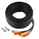 thumbnail image 1 of Cable BNC para cámara de seguridad CCTV SatelliteSale, siamés, prefabricado, 2 en 1, cable universal de PVC negro de 30 metros., 1 of 2