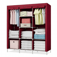 Genérico - Armario Organizador De Closet Ropero Armable Portatil Tela