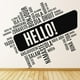 thumbnail image 2 of Decomural Hello Foreign Language WS-51075, 2 of 2