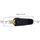 thumbnail image 3 of Conector Cable Soldadora TIG RIVERWELD DKJ3550 DKZ3550 315A 4un, 3 of 3