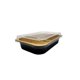 thumbnail image 1 of Juego de bandejas para hornear KitchenDance desechables de aluminio con tapa, paquete de 25, 1 of 9