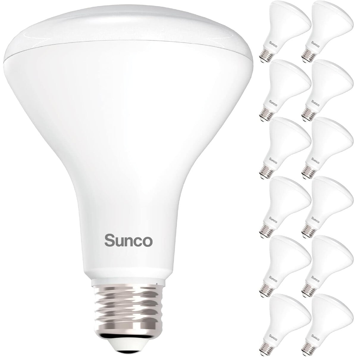 Sunco - Ampolleta Led Br30 Pack 12 Regulable Para Embutir