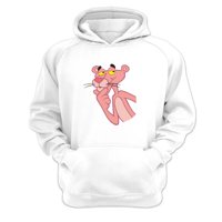 Genérico - Polerón Canguro La Pantera Rosa Blanco Talla Xl Unisex