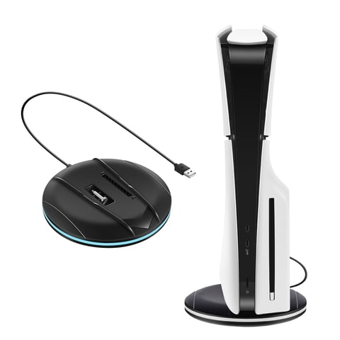 Soporte Vertical Aaronmei Ps5 Slim Rgb Negro