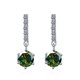thumbnail image 2 of Aretes de Moissanita 2cttw para Mujer Color D Claridad VVS1 Aretes Colgantes de Diamante Aretes de Boda de Plata Esterlina para Novias Dama de Honor con Certificado, 2 of 9