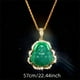 thumbnail image 2 of 1pc Luxury Buddha Necklace for Men - Shiny White and Pink Pendant Jewelry for Birthdays and Special Occasions, 2 of 5