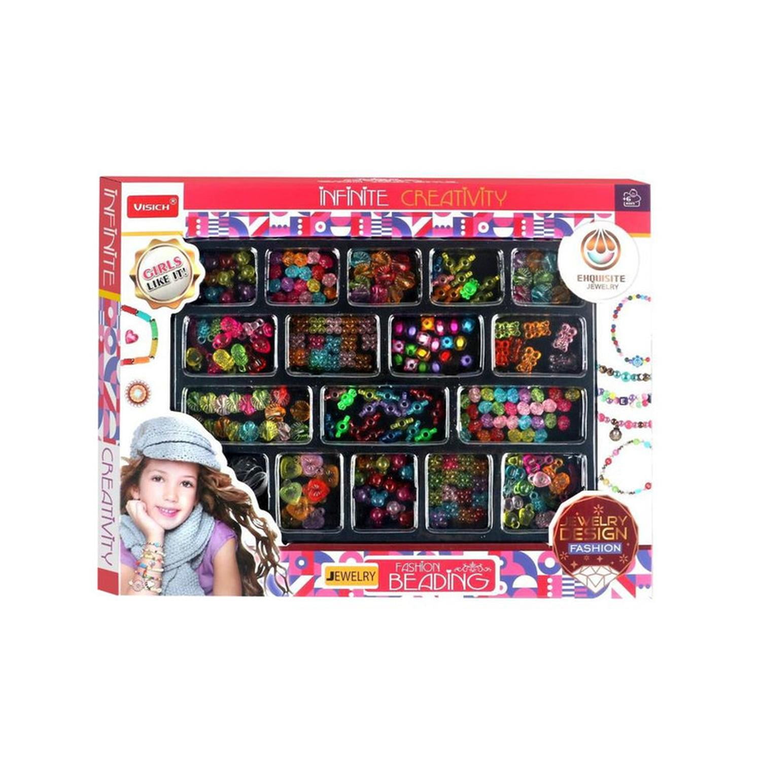 Homewell - Set De Cuentas Para Crear Pulseras De Juguete Multicolor