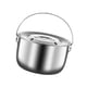 thumbnail image 5 of Olla de Camping, Olla para Cocinar, Accesorios de Cocina, Olla para Sopa, Recipiente para Aceite con Asa Y Tapa para Fiestas, Cocinas Y Restaurantes. 5.0L, 5 of 5