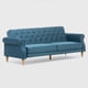 thumbnail image 2 of Sofá Futon 3 Cuerpos Con Capitone Azul, 2 of 10