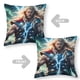 thumbnail image 2 of Thor Fundas de almohada de terciopelo con tema, regalos de funda de almohada, decoración para el hogar, cojín de lanzar, regalo de cumpleaños para fans y parejas.66*66cm., 2 of 6