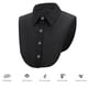thumbnail image 5 of Blusa con cuello falso desmontable para mujer (blanco y negro), 5 of 8