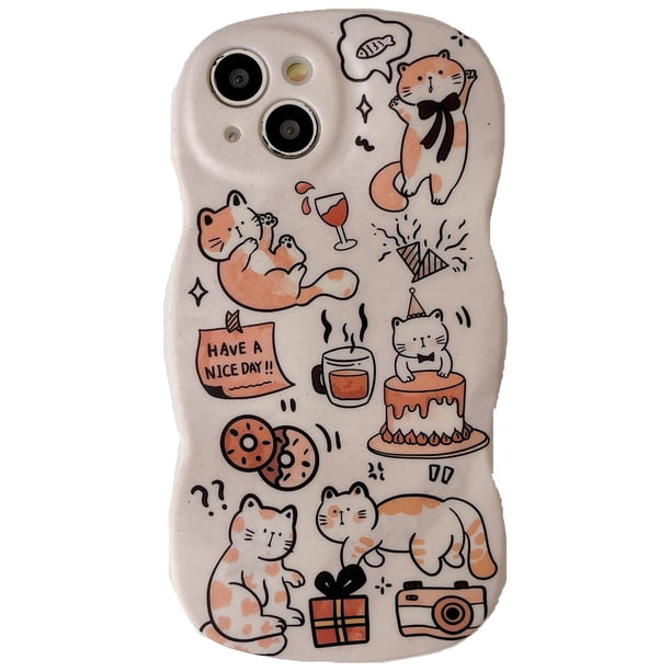 Bread Brown Snack Cake Cat Phone Case For Apple IPhone14 13 12 11 Pro Max
