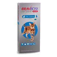 Antiparasitario Bravecto Plus Pipeta Gato 0.89 Ml 2.8-6.25 Kg X 1 Unidad