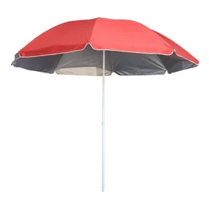 Max - Quitasol Playero Verano 150 Cm Reforzado Rojo