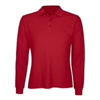 Andesland - Polera Algodón Pique Manga Larga Mujer