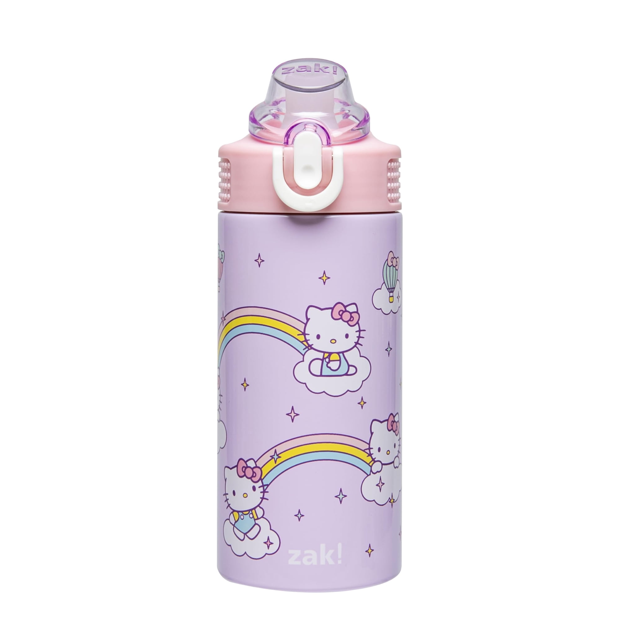 Botella De Agua Zak Designs Sanrio Sage Kids De Acero Inoxidable De 400 Ml