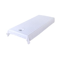 Magideal - Sábana De Belleza, Sábana Para Mesa De , Funda De Cama, Impermeable, Suave, Herramientas Respetuosas Con La Piel, Accesorios Para Clubes De Spa, Blanco