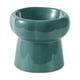 thumbnail image 5 of Tazón De Comida Para Gatos Protección Para El Cuello Estable Antideslizante Tazón Para Gatos Contenedor De Comida 130ML Verde Oscuro, 5 of 5