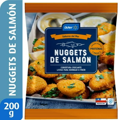 Nuggets De Salmón Apanados 200 G Lider
