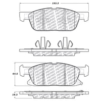 Pqpro - Pastillas Freno Para Auto 500.18180