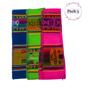 Genérico - Pack 3 Fajas Nortino Lana Para Bailes Típicos Chilenos Patrias