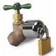 thumbnail image 3 of Grifo para exteriores Conservco Hose Bibb Lock con candado DSL-2, 3 of 7