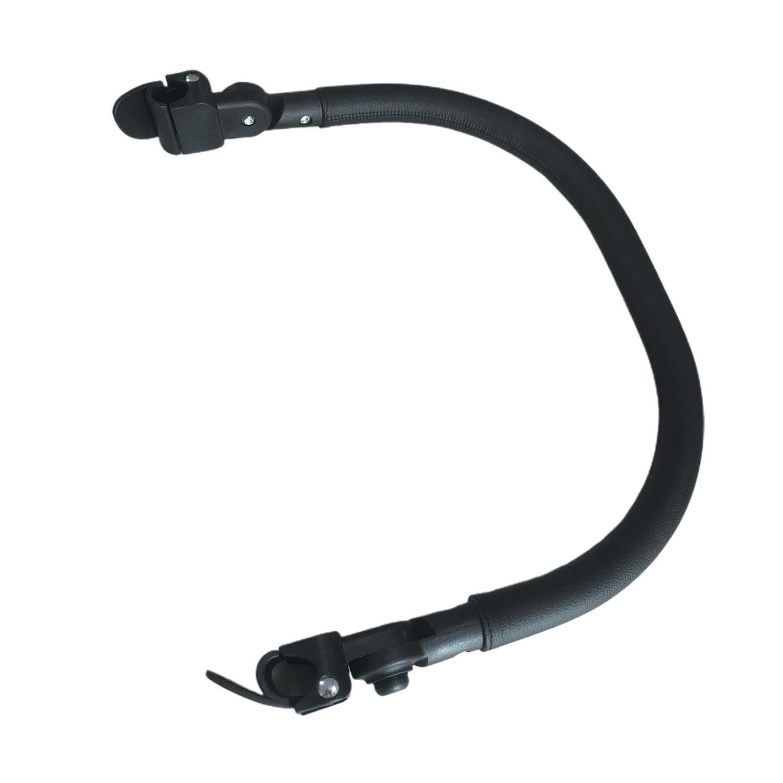 Magideal - Reposabrazos Para Cochecito De Bebé, Barras Delanteras Protectoras, Universal, Desmontable, Barra De Seguridad, Mango Para Cochecito De Bebé, Accesori , Cuero Sintético Piel Sintética
