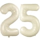 thumbnail image 1 of Globo LVMOQIQIU, 40 pulgadas, blanco, número 25, blanco crema, 2 unidades, 1 of 6