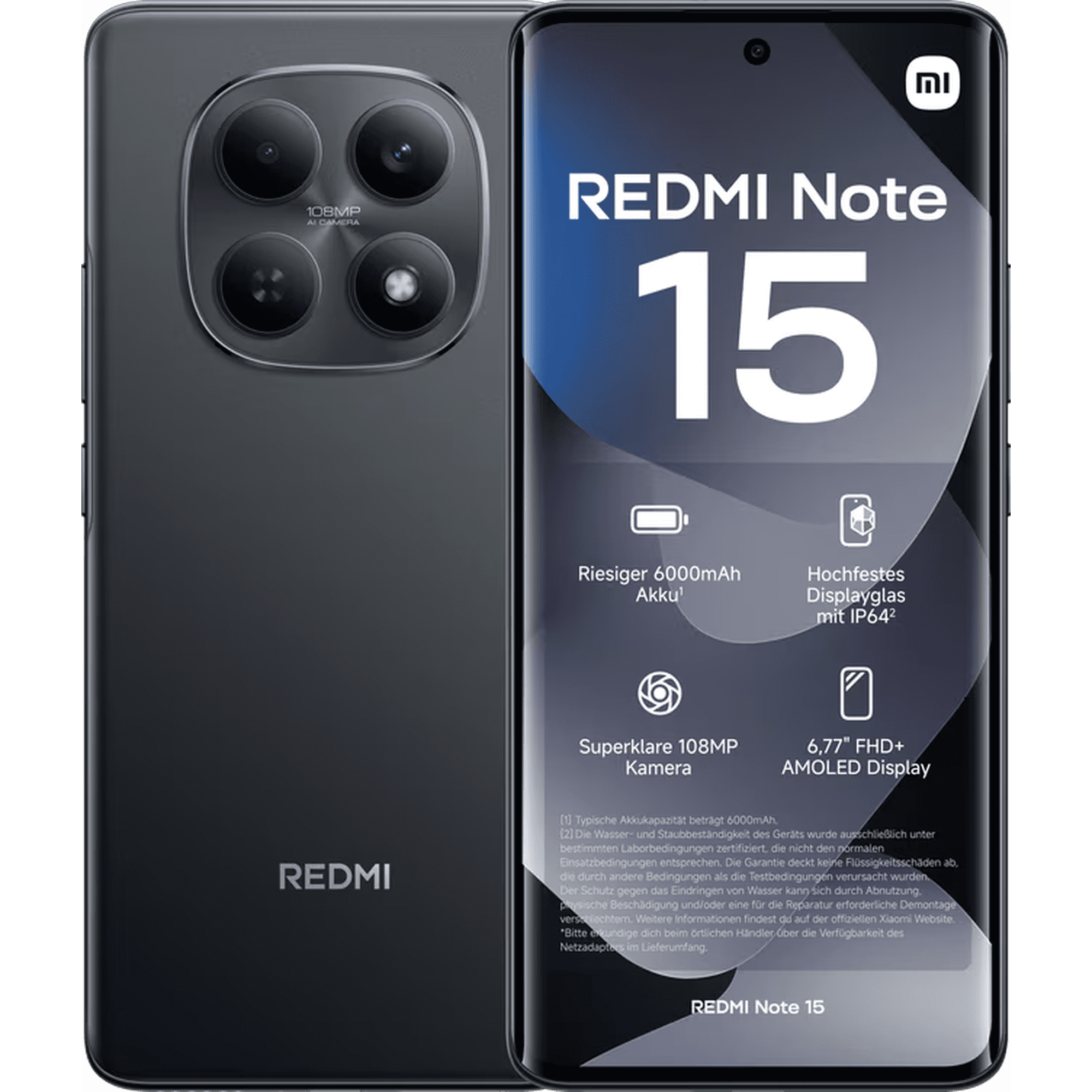 Xiaomi Redmi Note 15 Black 8gb Ram+ 256gb Memoria -nuevo