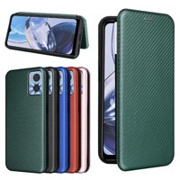 Funda Flip Para Foxdock Moto E22 4G/Moto E22I 4G - Funda Magnética De Negocios, Funda Protectora Delgada