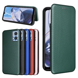 Funda Flip Para Foxdock Moto E22 4G/Moto E22I 4G - Funda Magnética De Negocios, Funda Protectora Delgada
