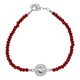 thumbnail image 1 of Pulsera protección San Benito cristales rojos, 1 of 3