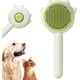 thumbnail image 1 of Cepillo para peinar mascotas, autolimpiable, para gatos, con liberación de pelo, para el cuidado y la caída del pelo, profesional para masaje de mascotas (verde), 1 of 7