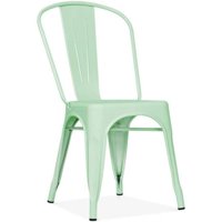 Habita2 Chile - Silla Tolix Metalica Resistente Para Exterior - Menta