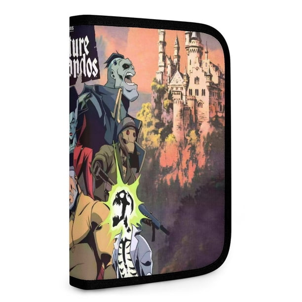 Creature Commandos Bolsa de Almacenamiento Plegable Portátil con Compartimentos, Organizador de Herramientas Multi-Bolsillo, Uso Dual Viaje y Hogar 26.5*17.8cm