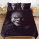 thumbnail image 1 of Pennywise Bedding Set Duvet Cover Comfortable and Lightweight Cartoon Bedding3 Piece, 1 of 5