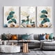 thumbnail image 2 of 3pcs Green Leave Flying Bird Deer Wall Poster, Wall Canvas, Canvas Painting, 15.7*23.6in Frameless, 2 of 4