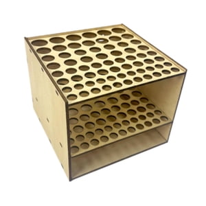 Bothyi - Soporte Para Rotuladores De Pintura, Soporte De Madera Para Pinceles De Pintura Para Sala De Arte, Dormitorio, Sala De Estar