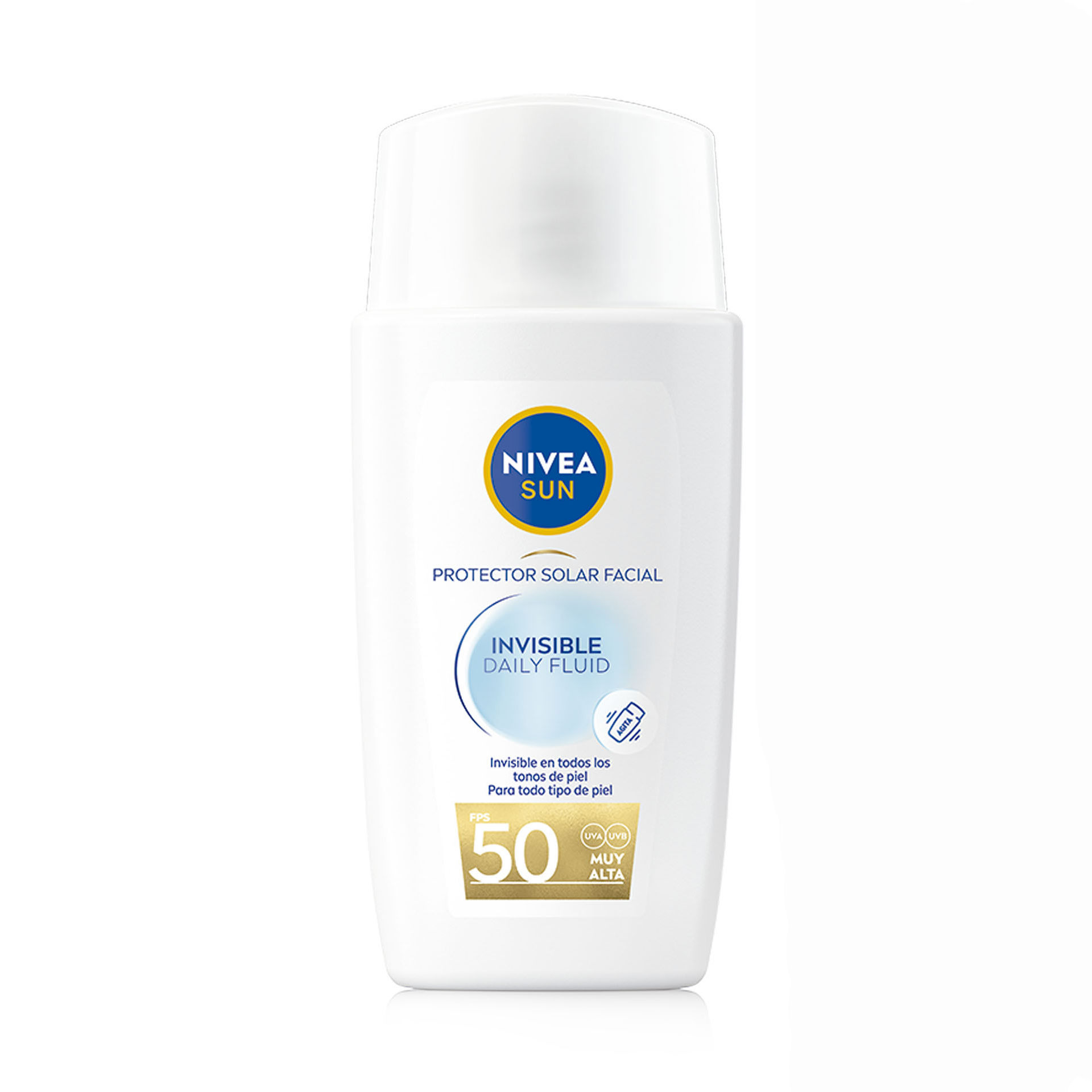 Protector Solar Facial Nivea Invisible Daily Fluid